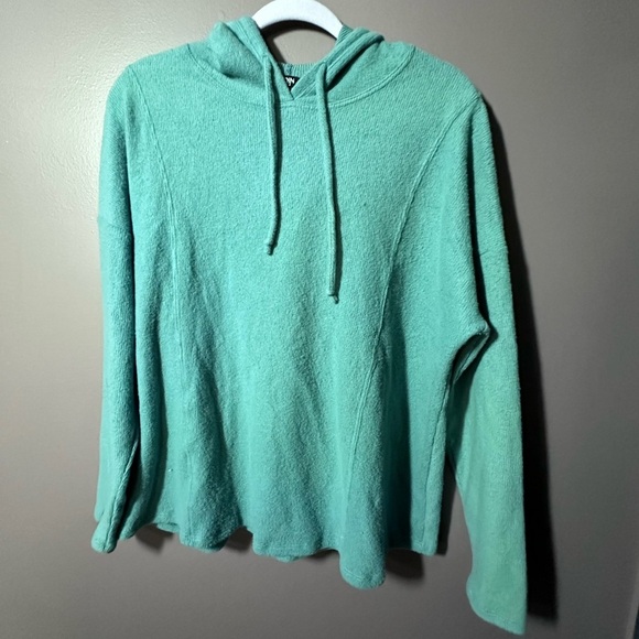 Coin Tops - Green Hooded Sweatshirt